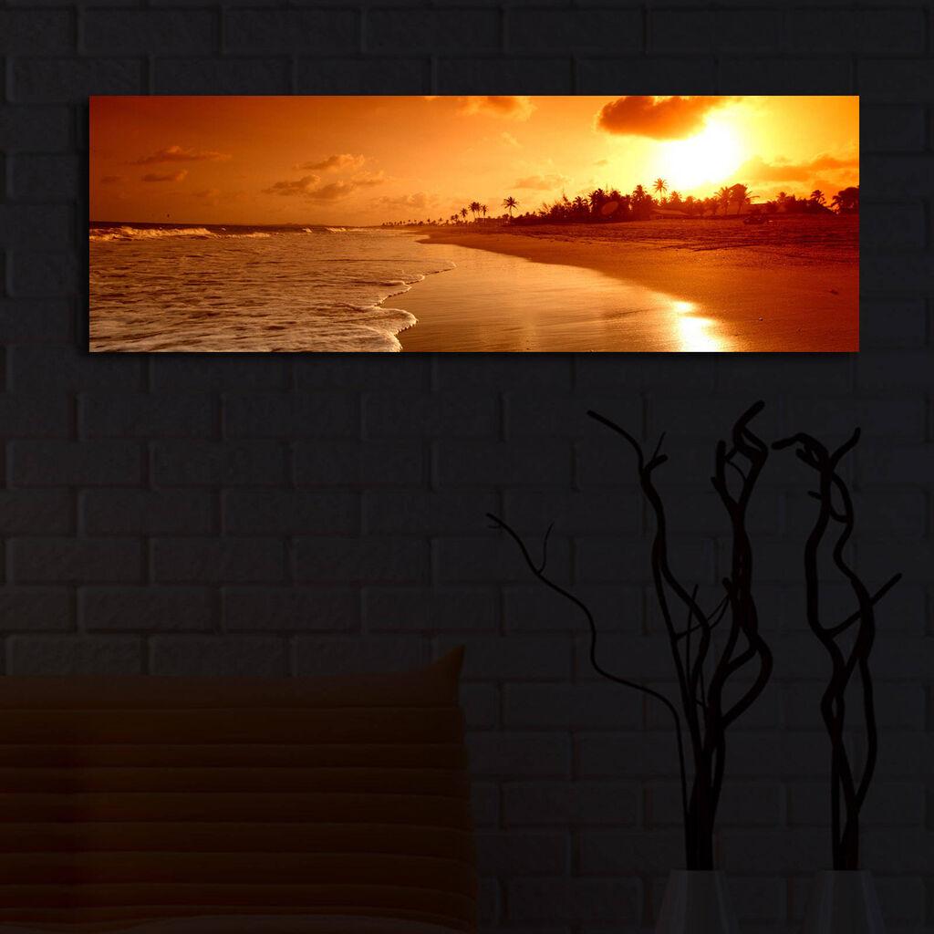 Slika na platnu Wallity sa LED osvetljenjem 30x90cm
