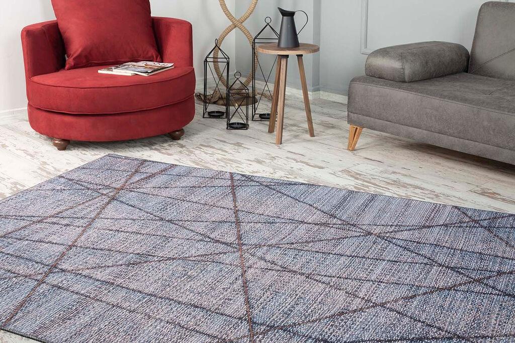 Conceptum Hypnose tepih Funk Chenille 163, 75x230cm, plavi