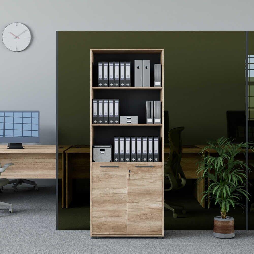 Hanah Home Bookshelf Nkt-552-Tt-1, 72x187x34 cm, Orah