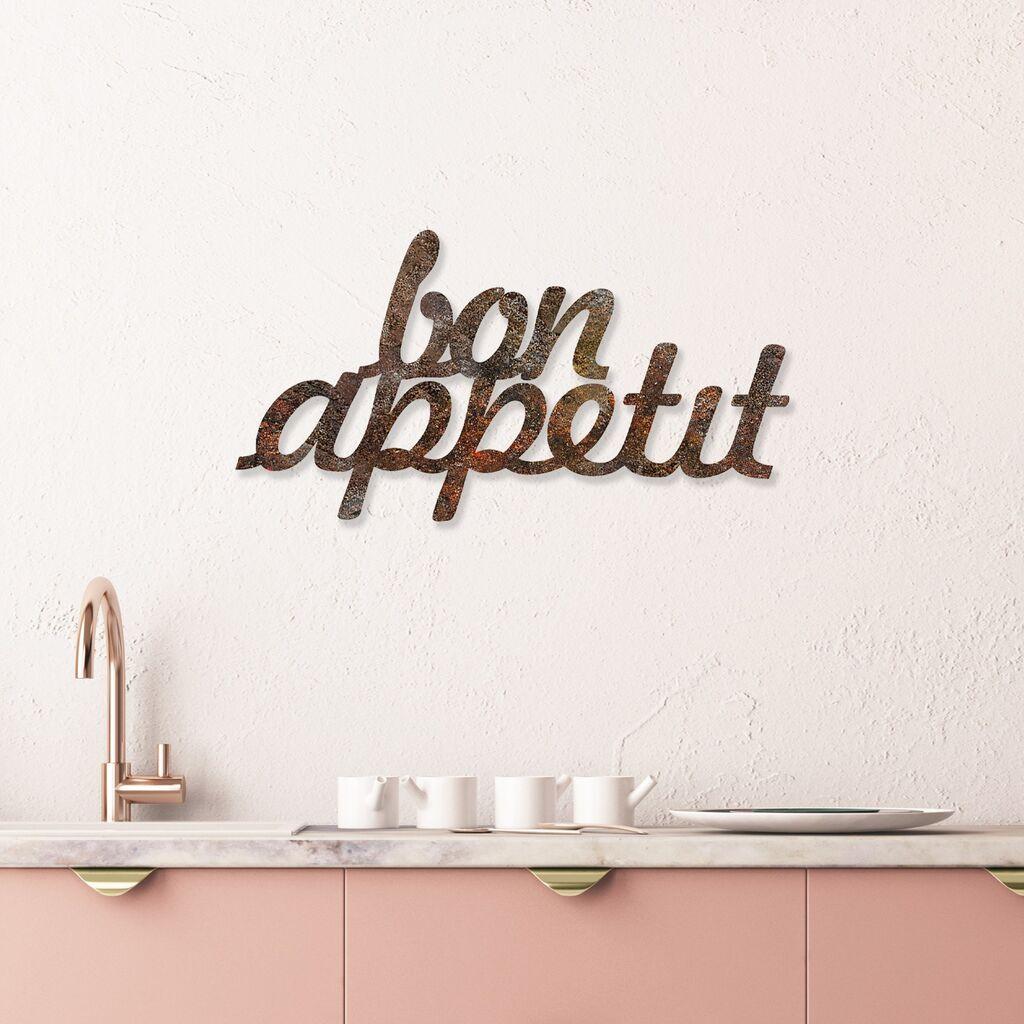 Wallity Zidna dekoracija Rusty Bon Appetit, 30x50 cm, Braon