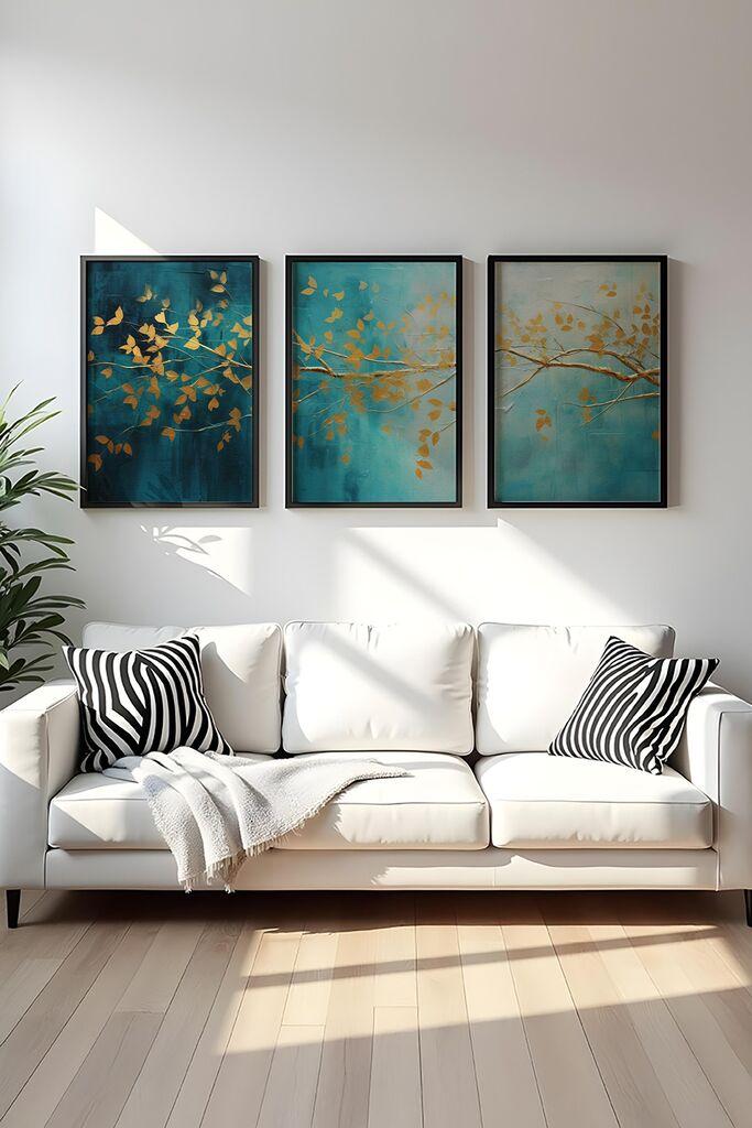 Wallity Uramljena slika Huhu485S, 20x30 cm , 3 dela