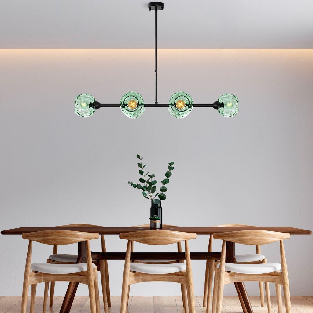 Opviq Luster Benek-15-14475, 103x40x74cm, IP20, Crno-zelena