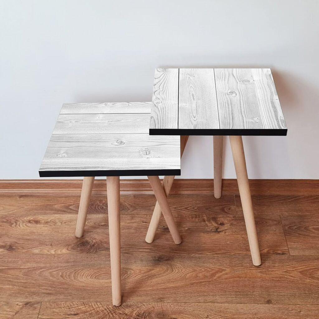 Hanah Home set stolića za kafu 2Shp387, 2 dijela, šareni
