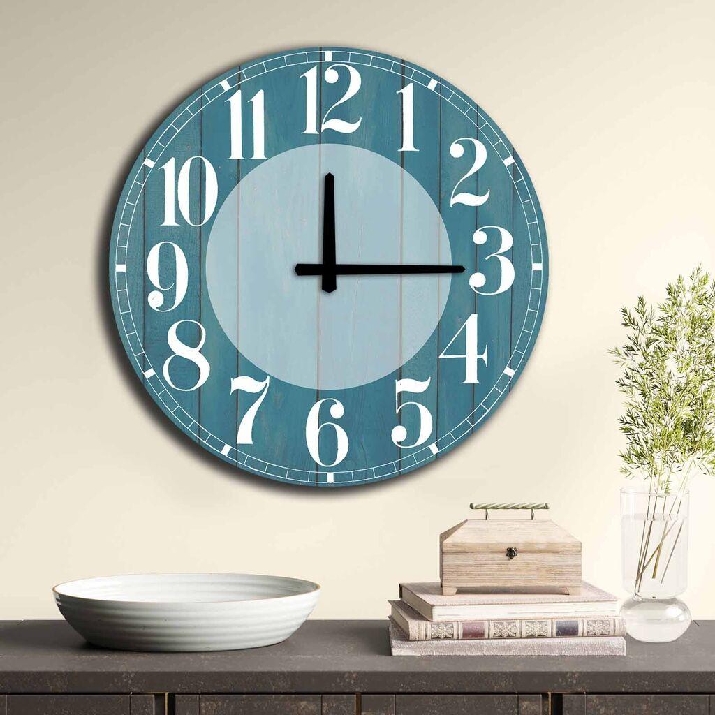 Zidni sat Wallity MDF 50cm šareni