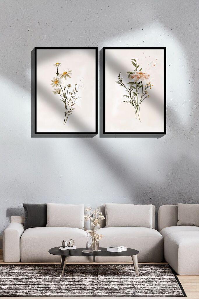 Uokvirena slika Wallity Ersy2Limodel14, 33x48 cm, 2 dijela
