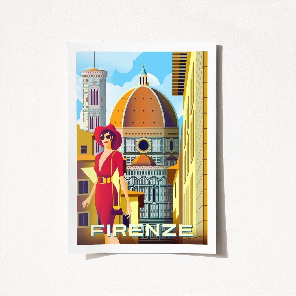 Wallity Poster Firenze-1983, 21x29.7cm