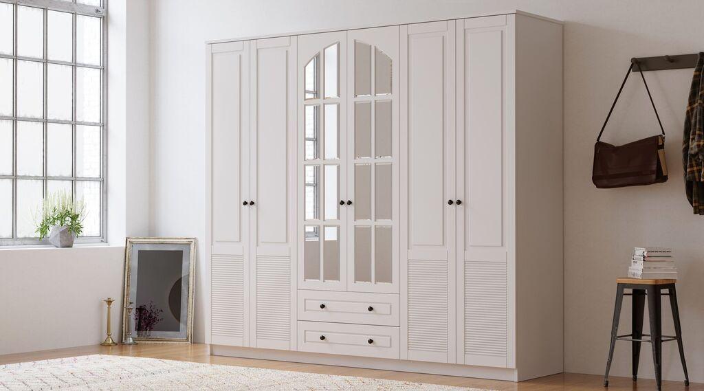 Hanah Home Ormar Rb-115, 210x210x52 cm, Bijeli