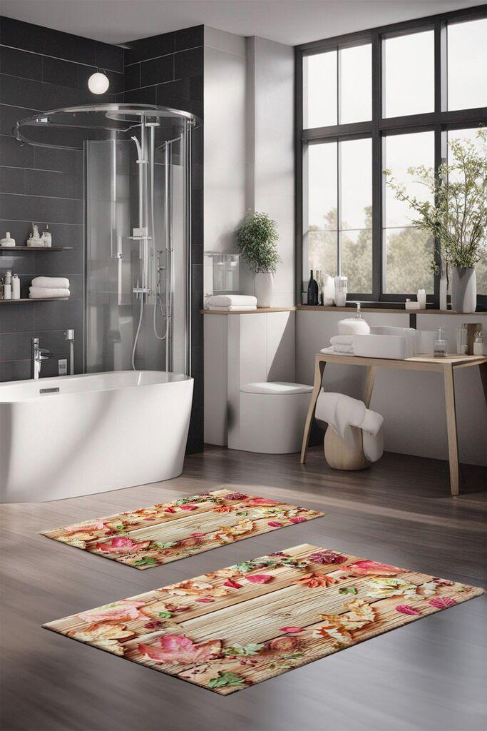 L'essentiel Maison Set tepiha za kupatilo CT-5211, 2 komada, šareni