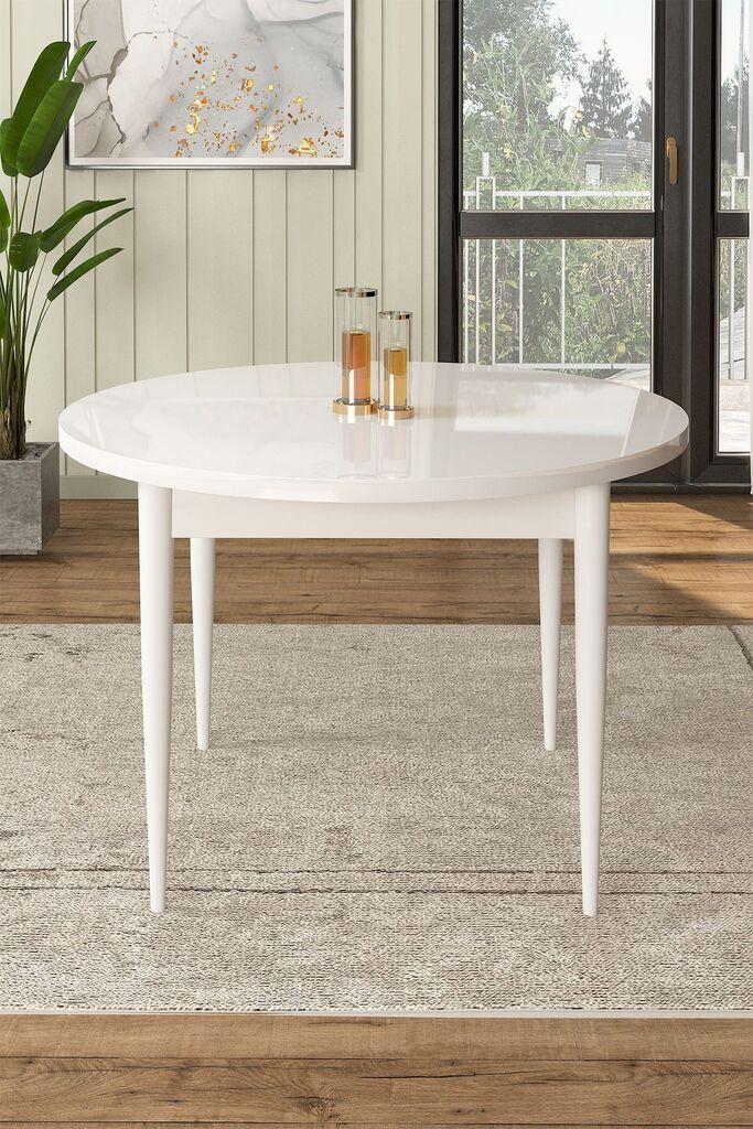 Hanah Home Trpezarijski sto Rox, 90x75x90 cm, Bijela