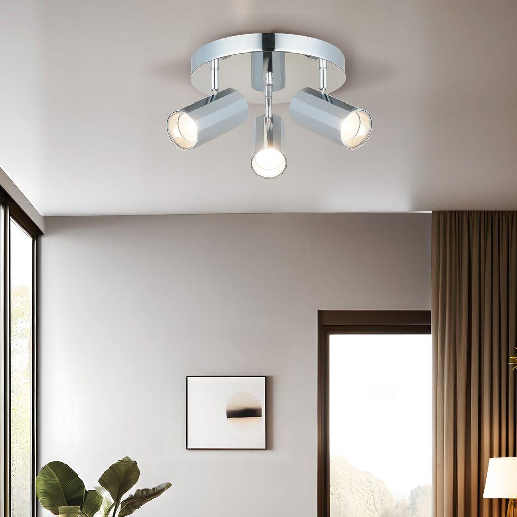 Opviq Luster Oktano-51-23, O6, 12cm, IP20 Srebrna
