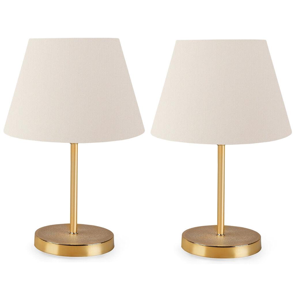 Opviq AYD 2339 Stona lampa, zlatno-bijela