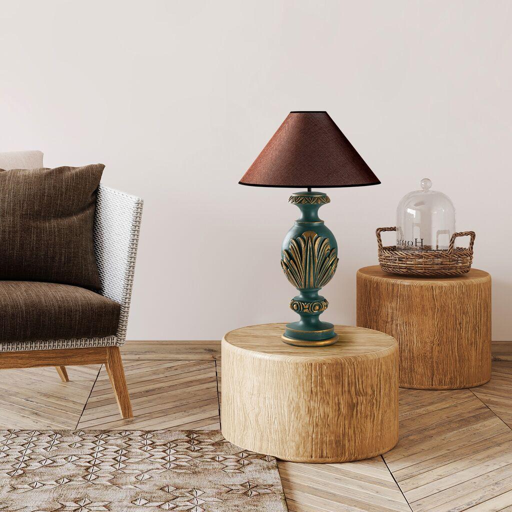 Stolna lampa Wallity, bronzana