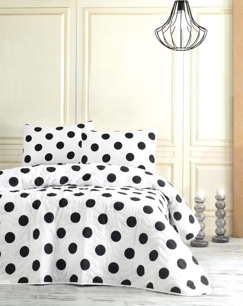 L'essentiel Maison Point set posteljine, 160x220 cm, crno-bijela