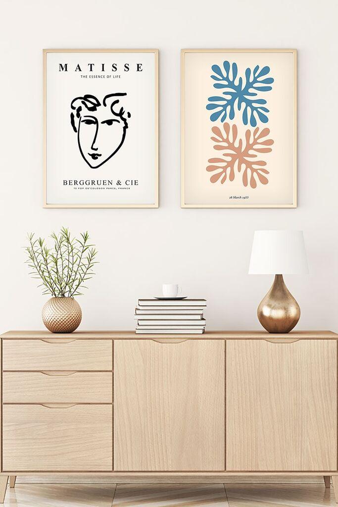 Wallity Uramljena slika Huhu173, 50x70 cm , 2 dela