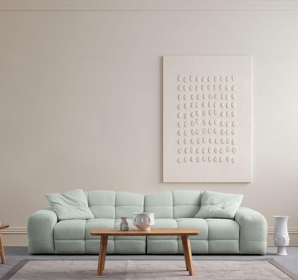 Atelier del Sofa Trosed Pescara Lounge, 310x108x83 cm, Mint