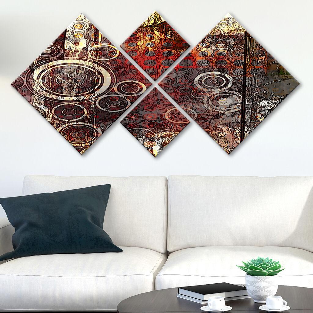 Wallity Slika 4MDF5146586, 60x115 cm, 4 dela