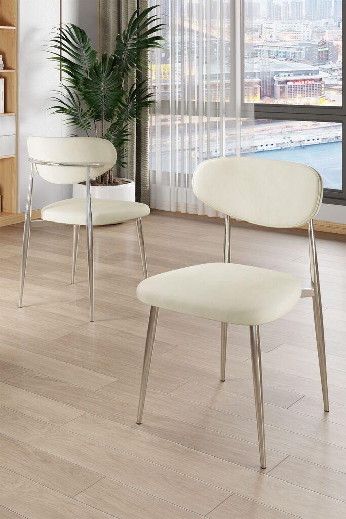 Hanah Home Vina set stolica, 56x76x97 cm, 4 dijela, krem