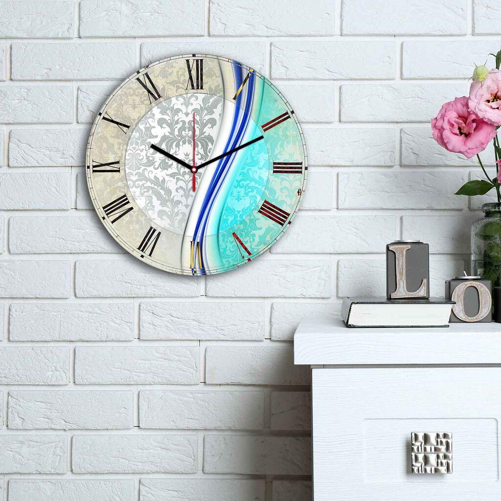 Wallity MDF Zidni sat 30cm Šareni