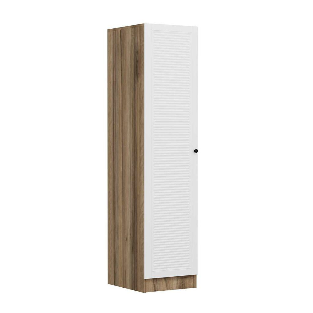 Hanah Home Ormar Minar Kale-8701, 45x190x52 cm, Bijelo-smeđa