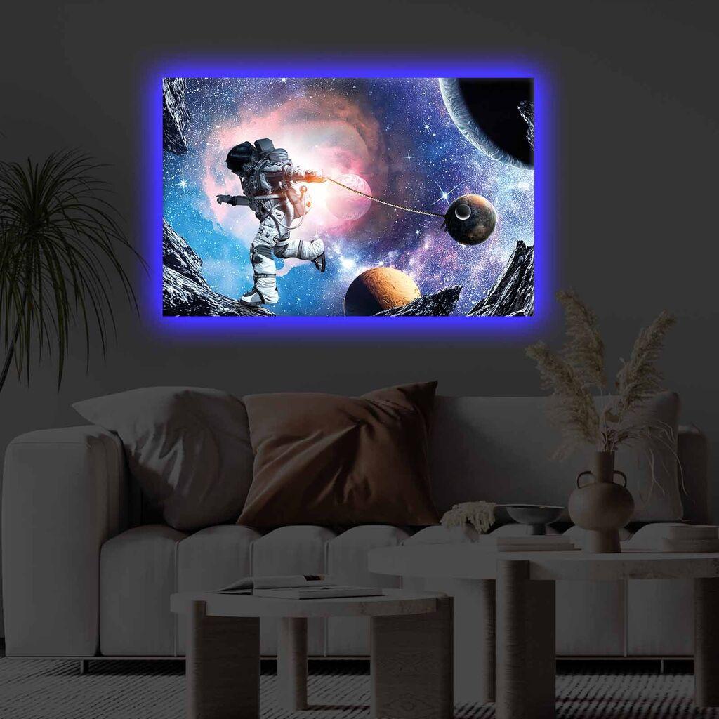 Slika na platnu Wallity sa LED osvetljenjem 45x70cm