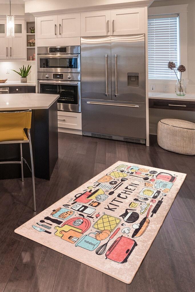 Conceptum Hypnose Tepih Sretan ručak, 80x200 cm, Šareni