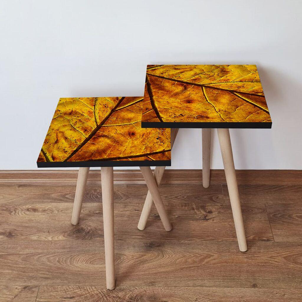 Hanah Home set stolića za kafu 2Shp95, 2 dijela, šareni