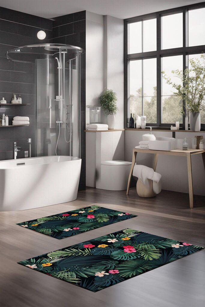 L'essentiel Maison Set tepiha za kupatilo CT-5302, 2 komada, šareni