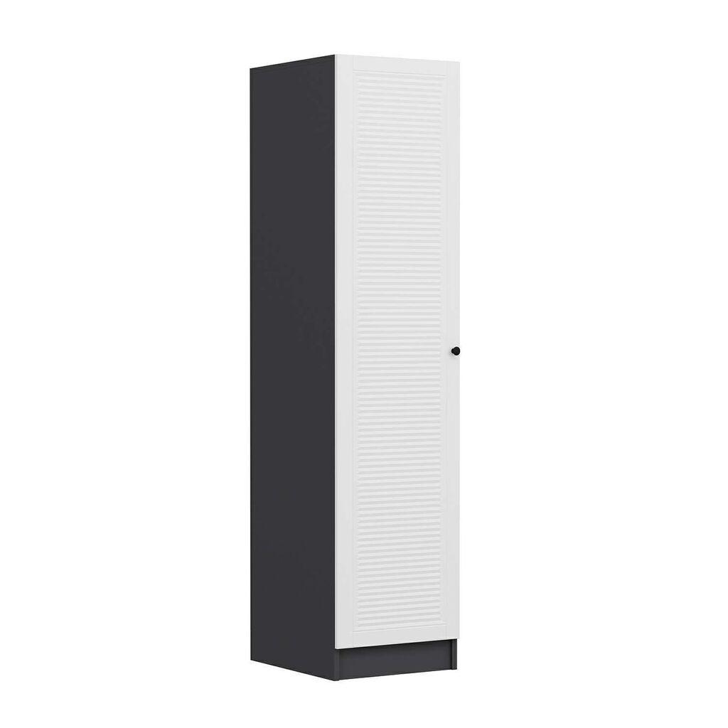 Hanah Home Ormar Minar Kale-8771, 45x210x52 cm, Crno-bijela
