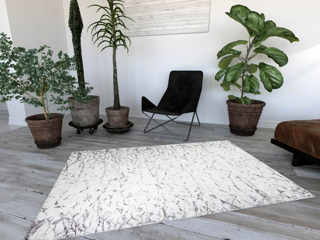 Conceptum Hypnose Tepih Ada Gonul -AL 381, 140x190 cm, Crno-bijeli