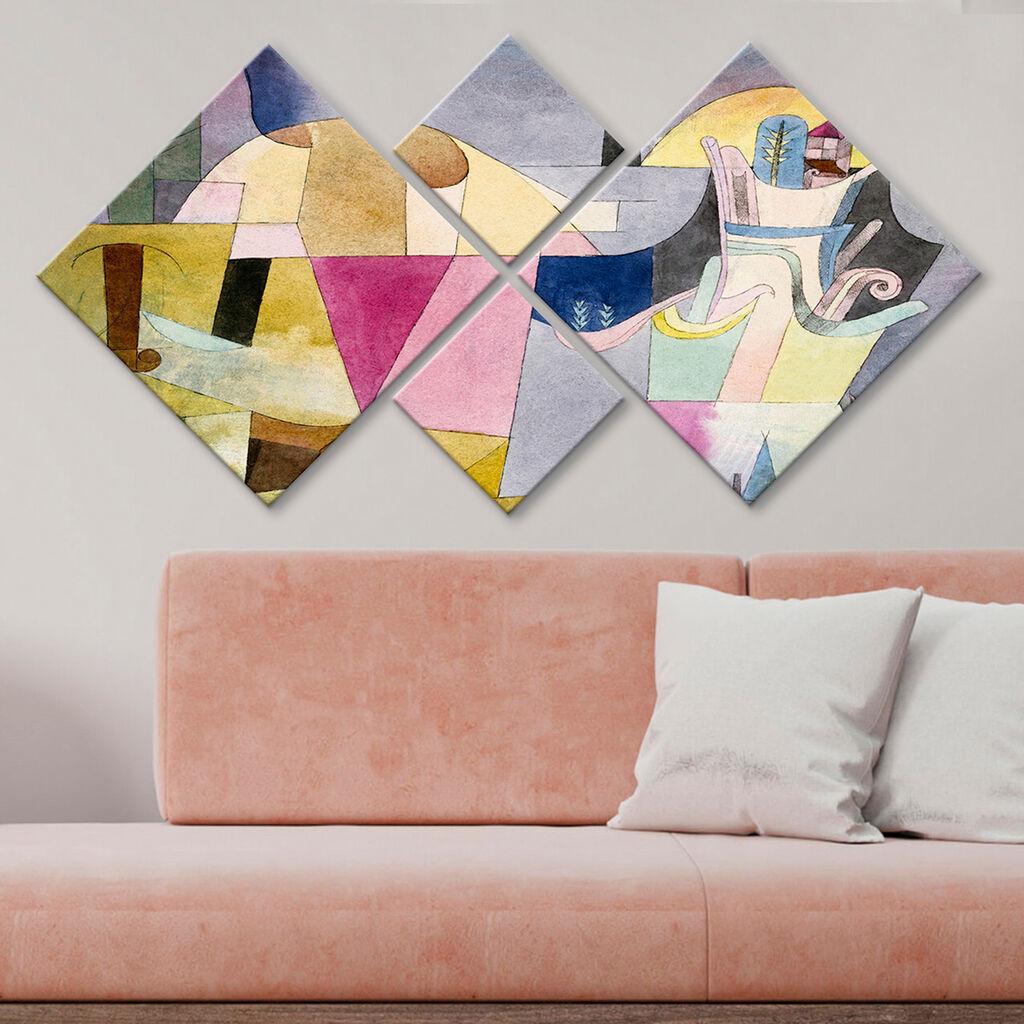 Wallity Slika 4MDF2990684, 60x115 cm, 4 dela