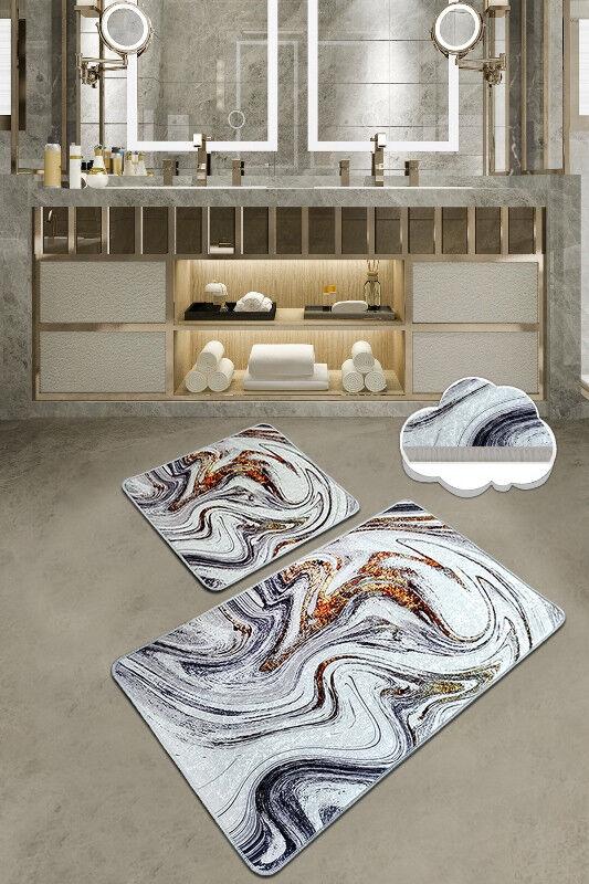 L'essentiel Maison Set od 2 kupaonska tepiha Šarene