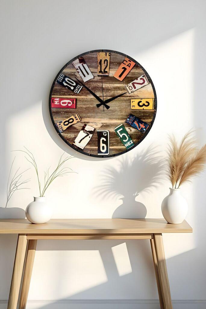 Wallity Dekorativni zidni sat Huhuas00008, 50x50 cm