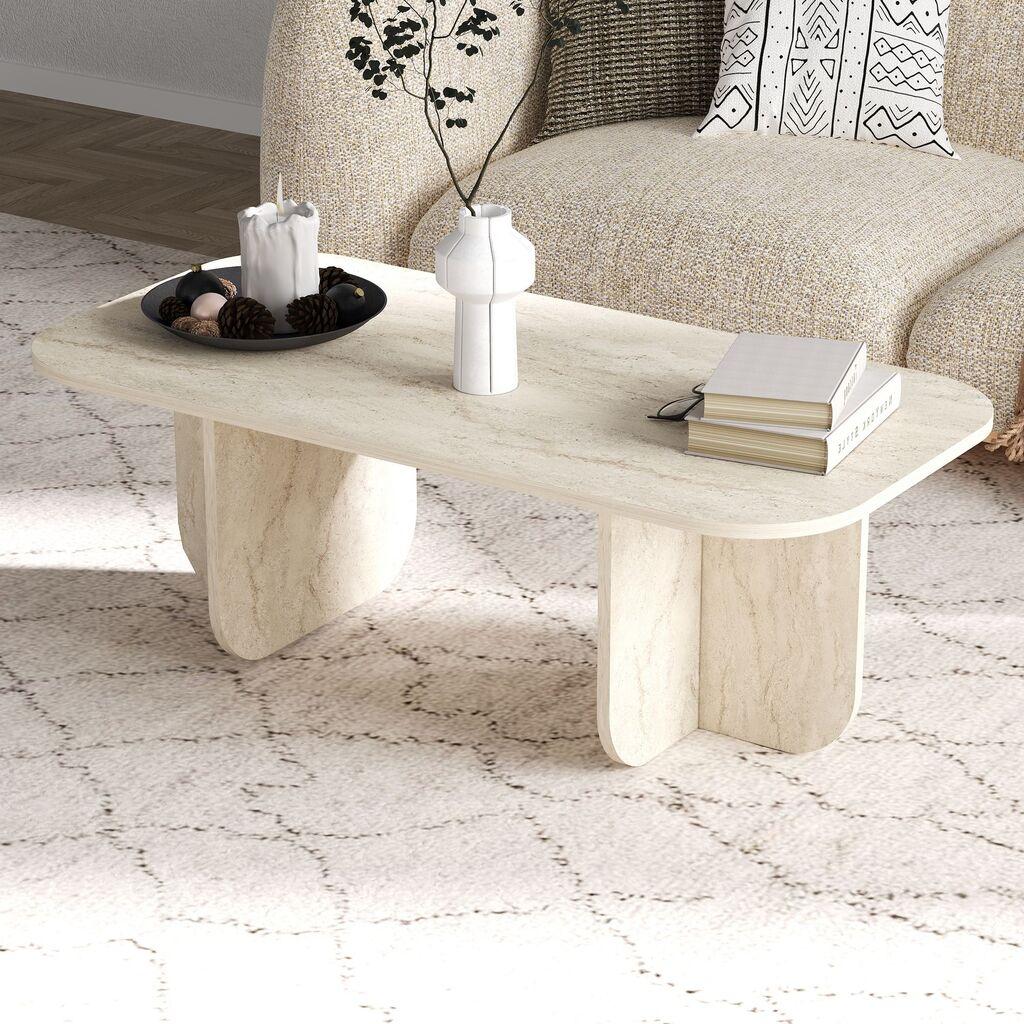 Hanah Home Club sto Becaj, 120x41.4x60 cm, Bež