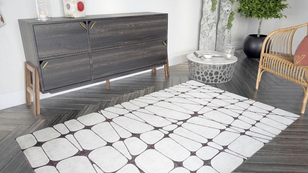 Conceptum Hypnose Tepih Ada Gonul -AL 385, 210x310 cm, Sivo-bijeli