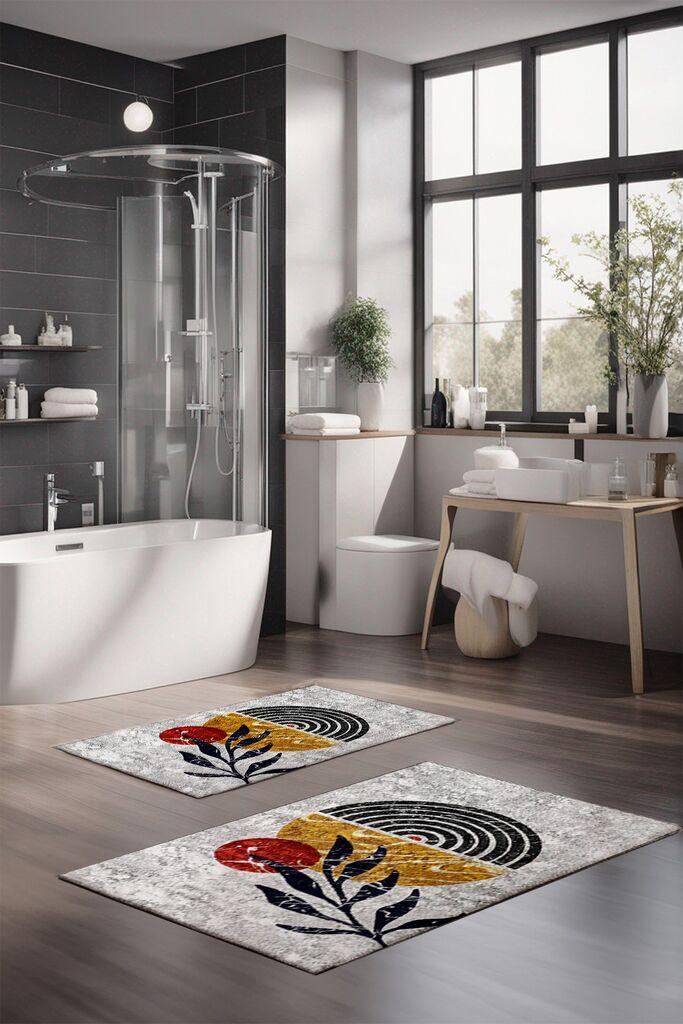 L'essentiel Maison Set prostirki za kupatilo CT-5406, 2 komada, šarene