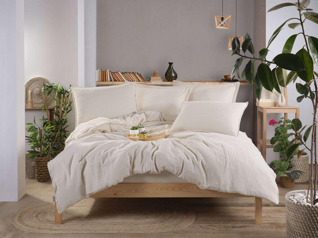 L'essentiel Maison Linen set Muslin, krem