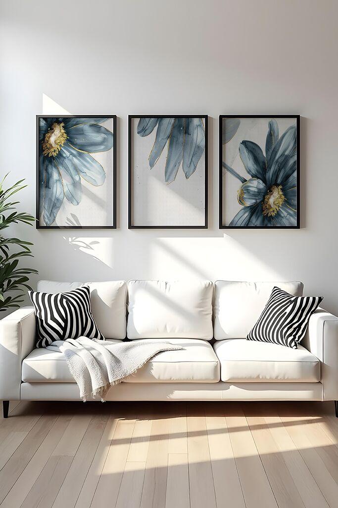 Wallity Uramljena slika Huhu473S, 30x40 cm , 3 dela