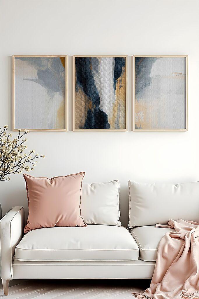 Wallity Uramljena slika Huhu484, 35x50 cm , 3 dela
