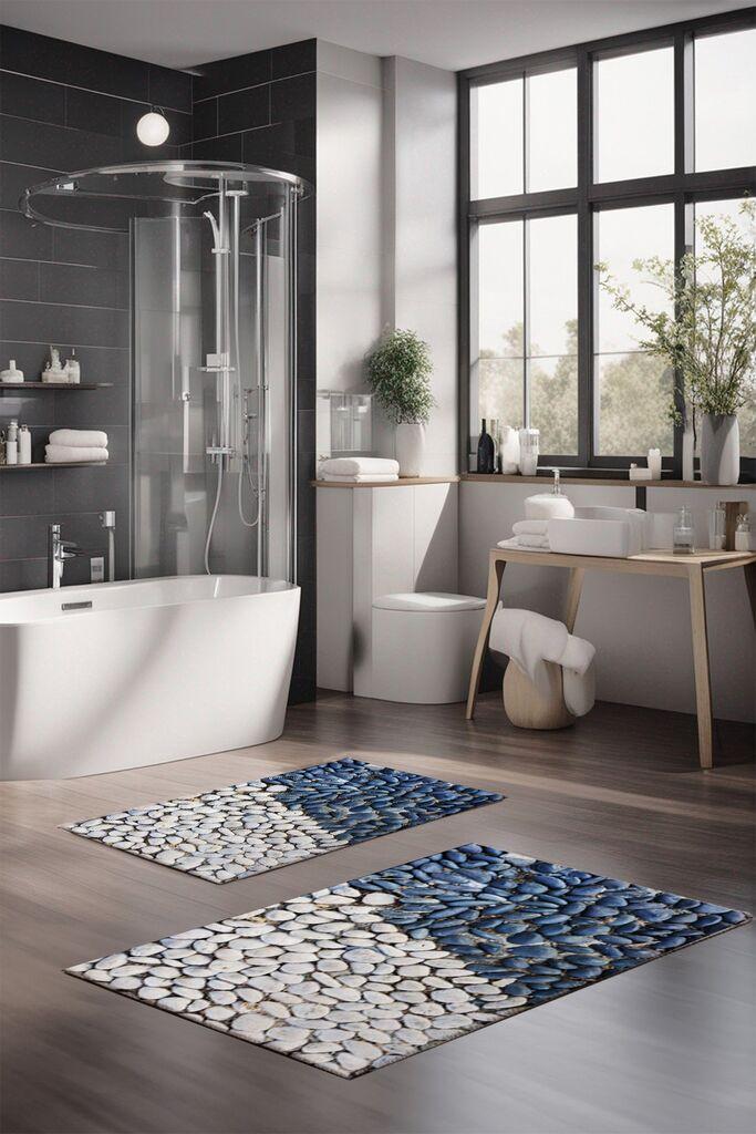 L'essentiel Maison Set tepiha za kupatilo CT-5180, 2 komada, šareni