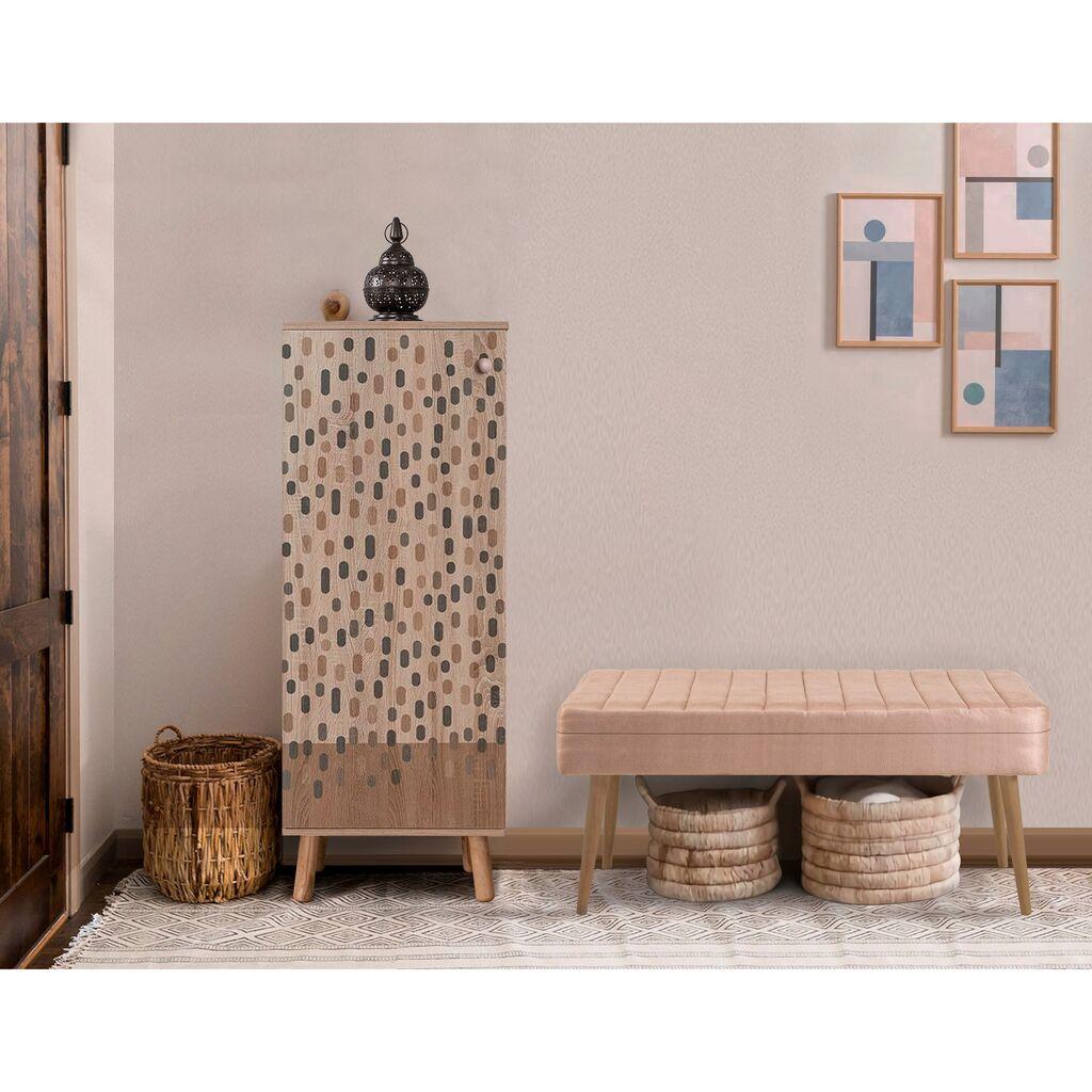 Hanah Home Set Namještaj za Hodnik Vegas 932 0900, Prljavo Roza
