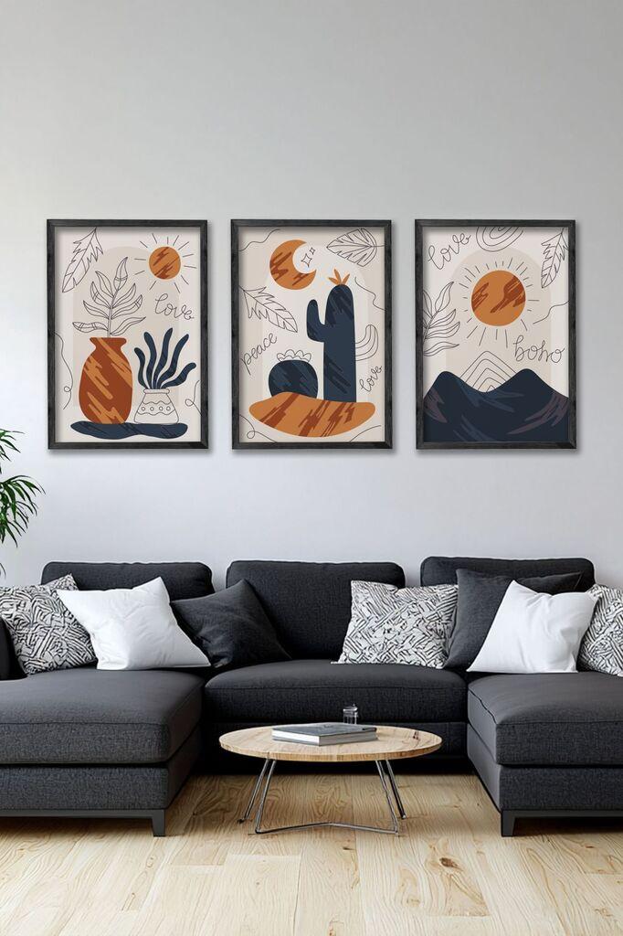Wallity Slika Ersy3Syhcrv7, 3 dela, 34 x 49 cm
