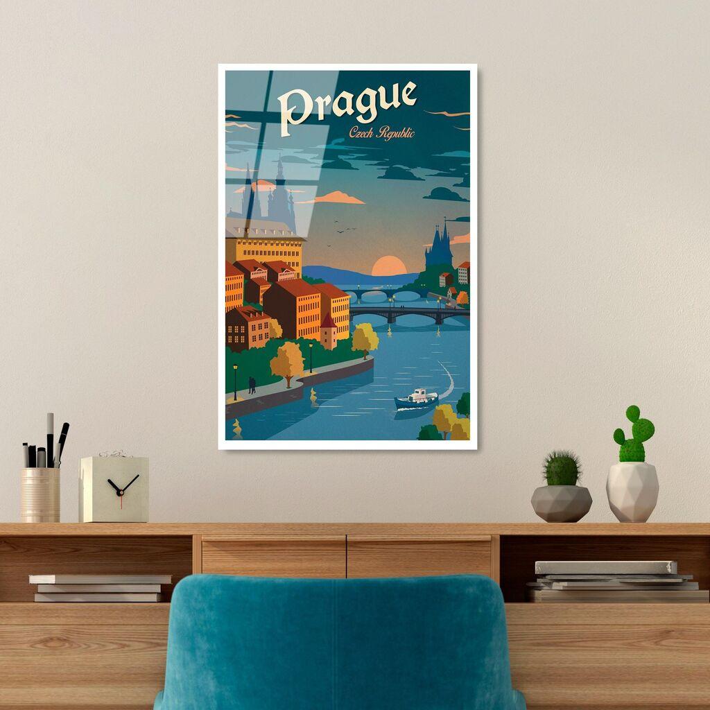 Wallity Slika od kaljenog stakla 30x45cm