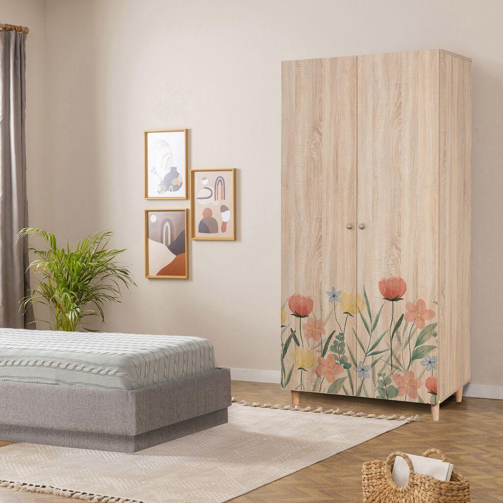 Hanah Kućni ormar Lidya 2-915, 90x192x52 cm, Šaren