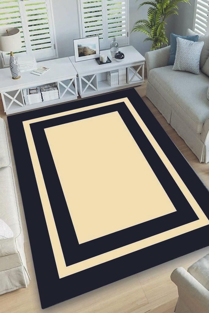 Conceptum Hypnose Tepih Crni Okvir, 160x230cm, Šareni