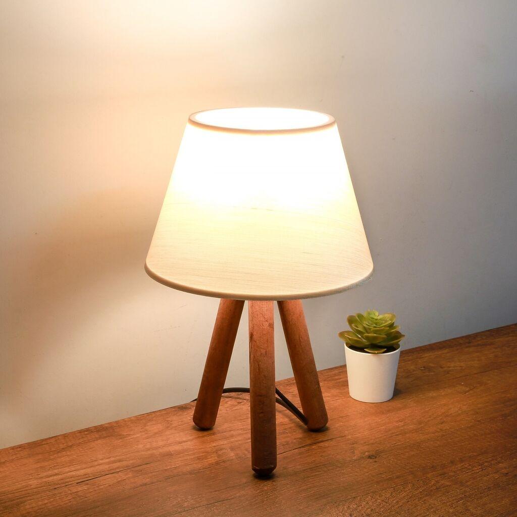 Opviq Stona lampa AYD-2845, Prljavo bijela