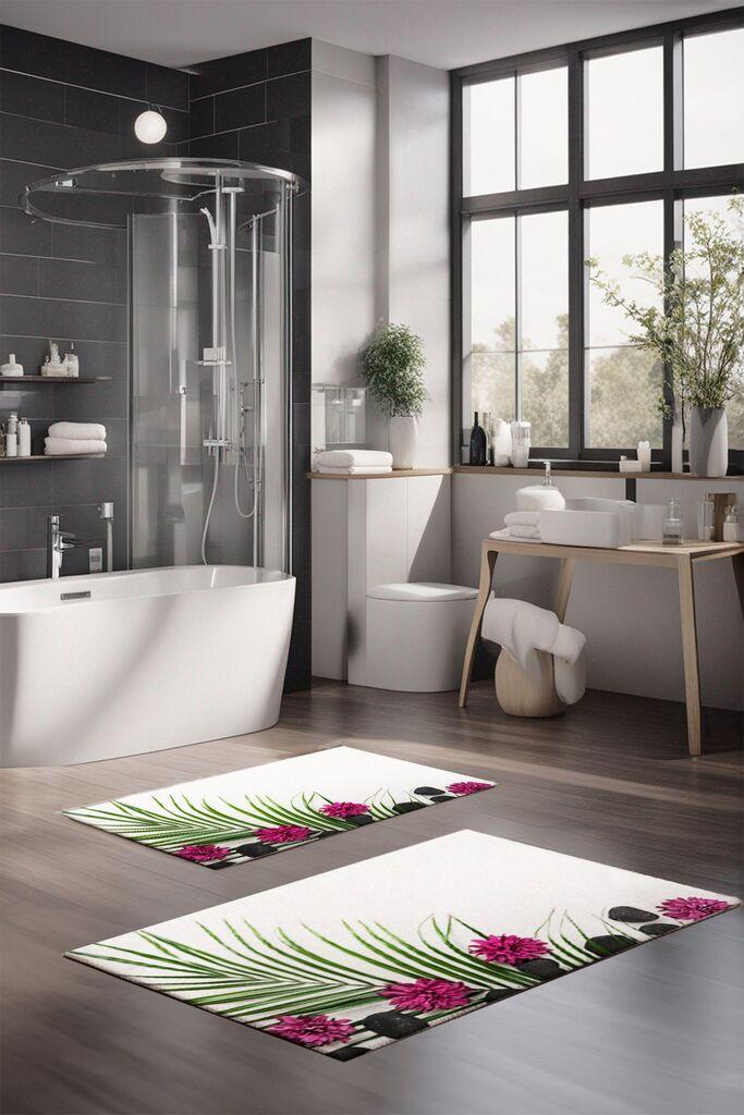 L'essentiel Maison Set tepiha za kupatilo CT-5207, 2 komada, šareni