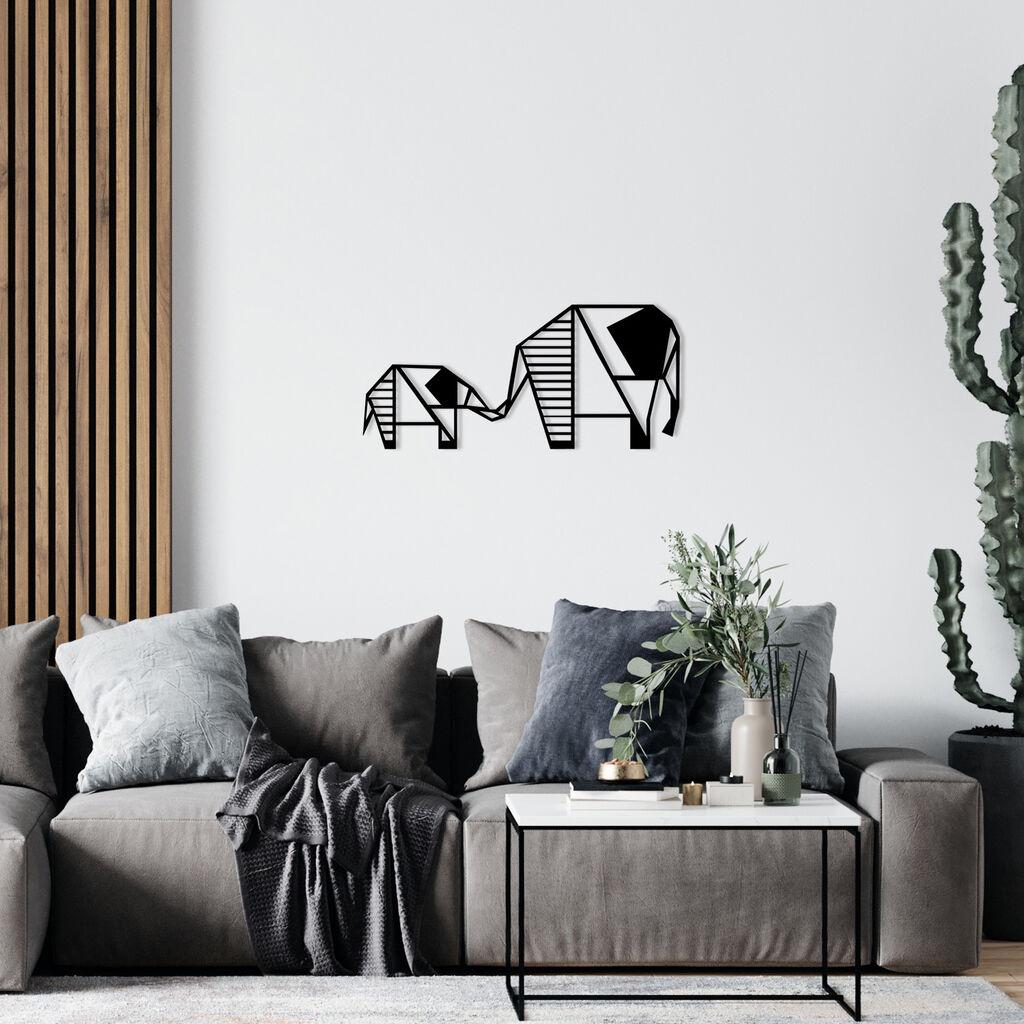 Wallity Zidna dekoracija Metal Wall Decor, 55 x 25 cm,  Crna