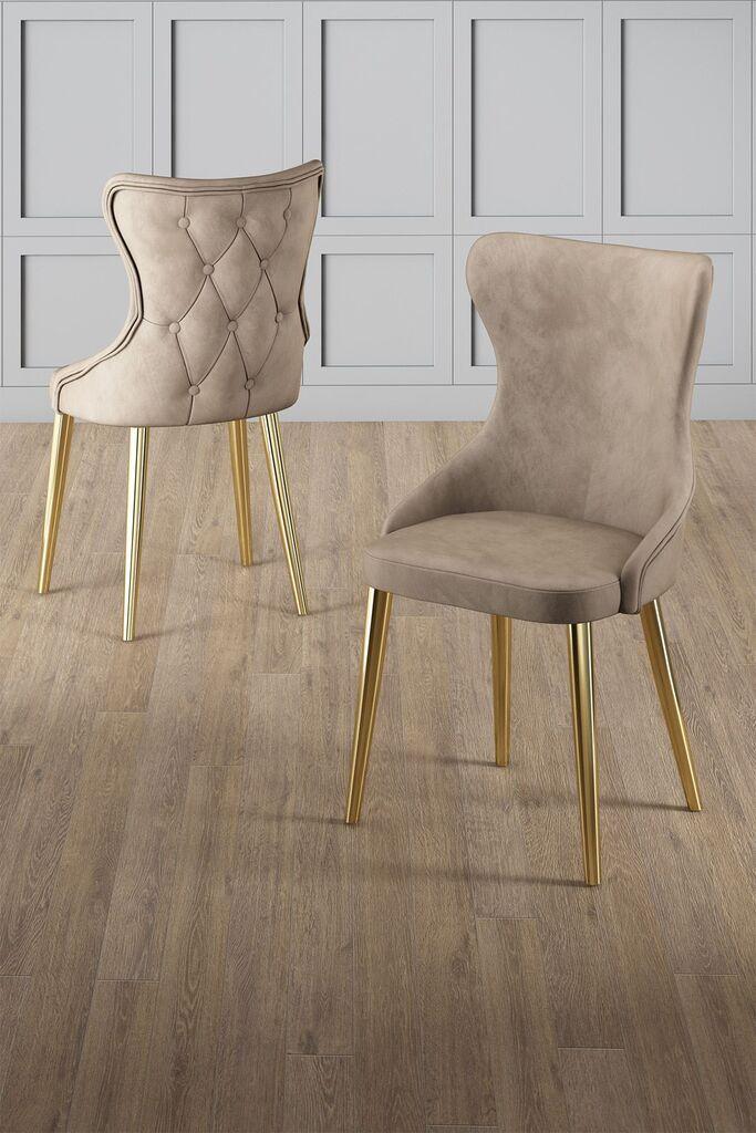 Hanah Home Alpa set stolica, 85x59x146 cm, 6 dijelova, Smeđa
