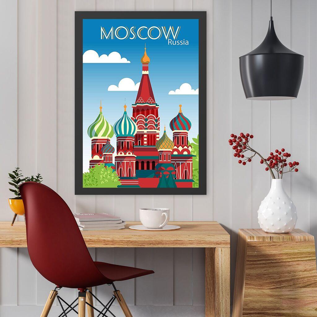 Wallity Uramljena slika Moscow 2, 55x75 cm