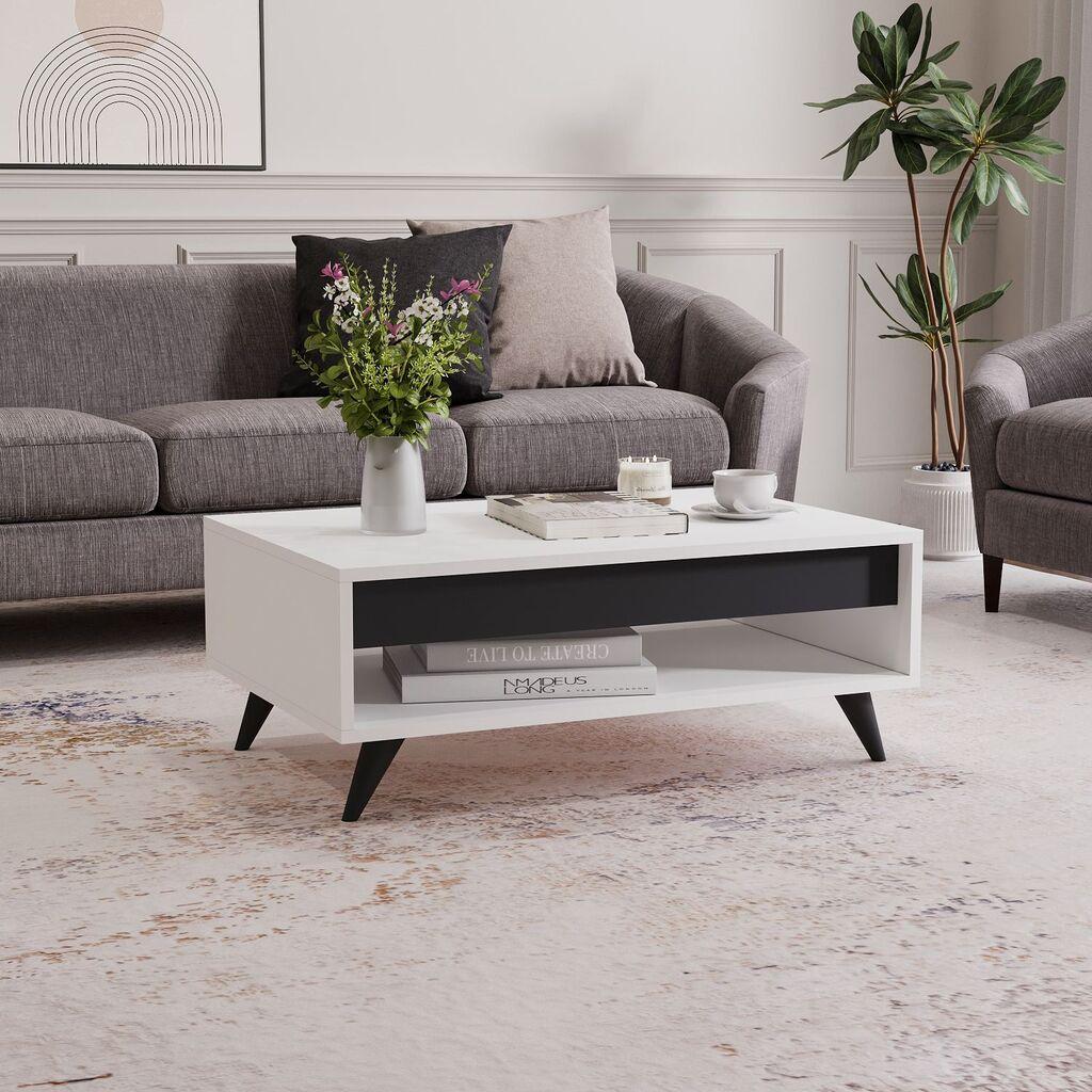 Hanah Home Club sto Century, 90x38x60 cm, Bijeli